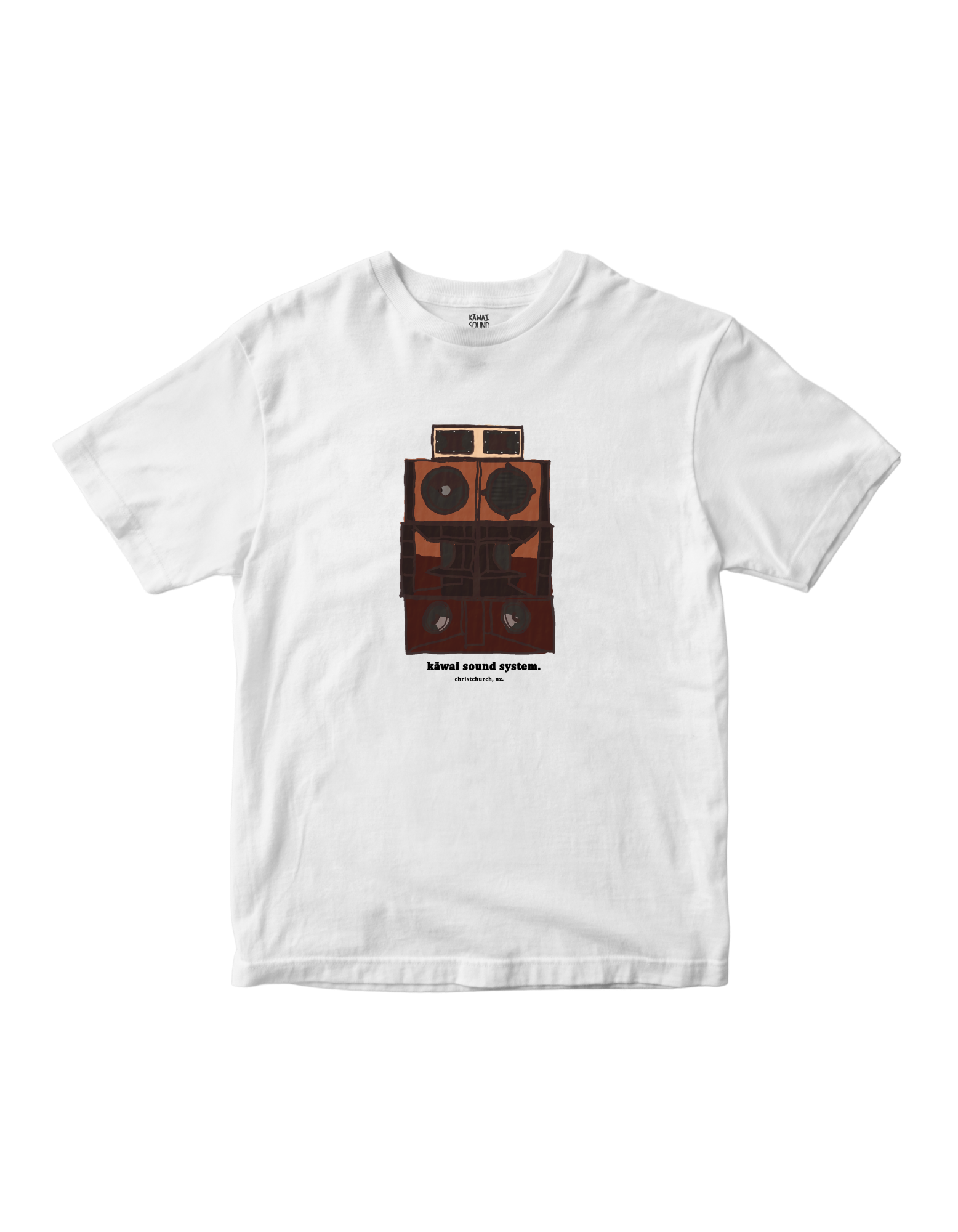 "KĀWAI SOUND SYSTEM" Drawn Tee // Run #002